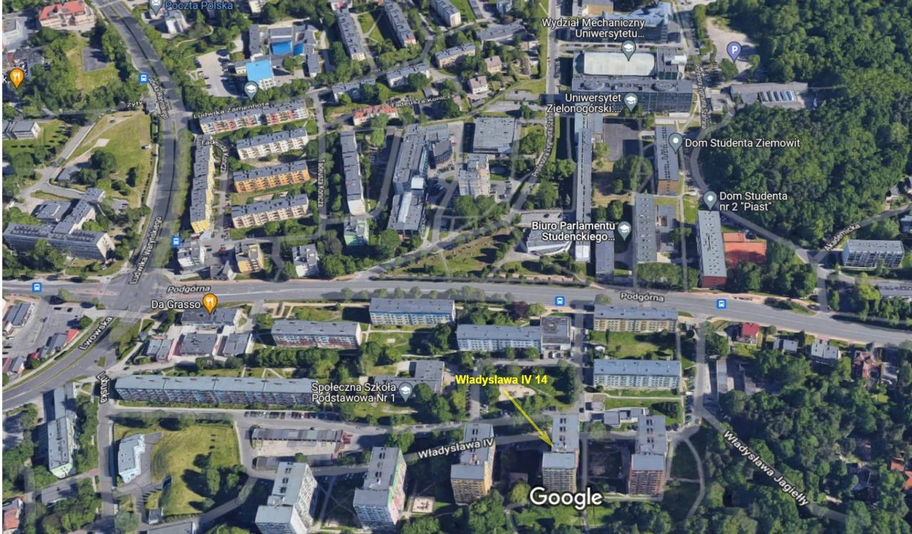 Mieszkanie 1-pokojowe Zielona Góra, ul. Władysława IV. Zdjęcie 8