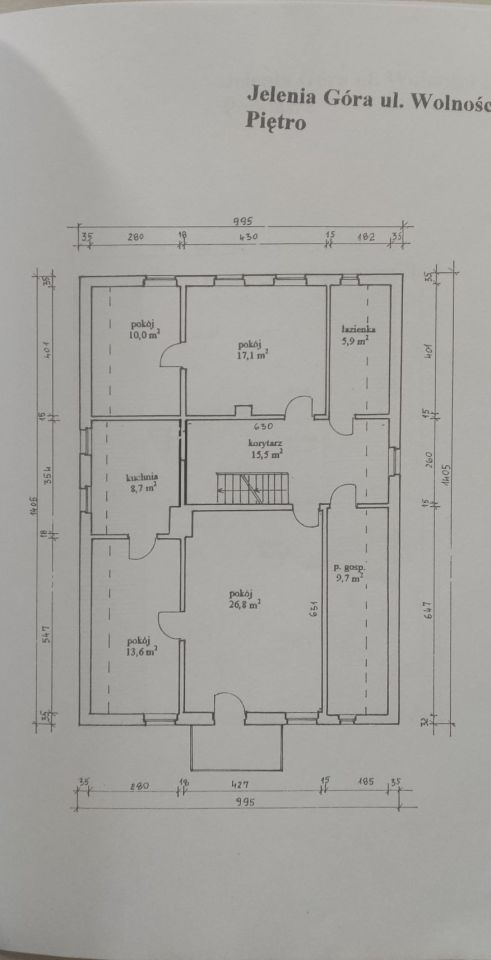 Mieszkanie 4-pokojowe Jelenia Góra Cieplice Śląskie-Zdrój, ul. Wolności. Zdjęcie 21