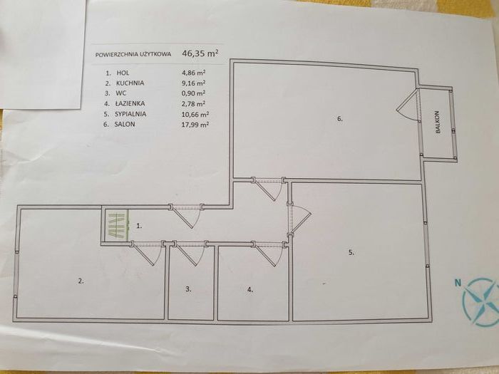 Mieszkanie 2-pokojowe Wejherowo. Zdjęcie 1