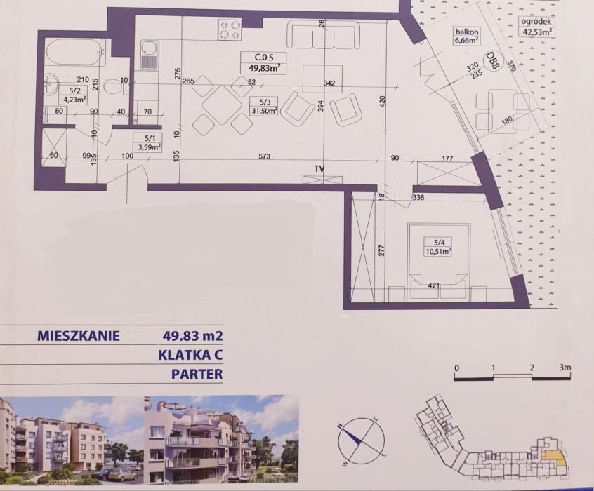 Mieszkanie 2-pokojowe Gdańsk Jasień, ul. Potęgowska. Zdjęcie 13