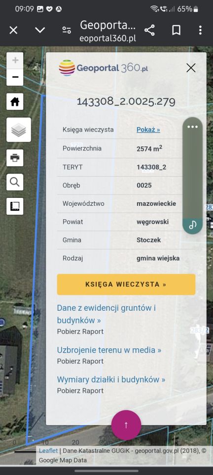 Działka budowlana Zgrzebichy. Zdjęcie 2