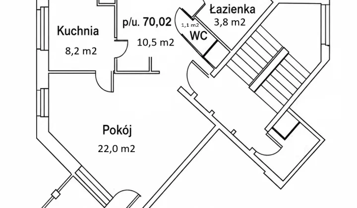 Mieszkanie 3-pokojowe Starachowice Wanacja, ul. gen. Józefa Ludwika Hauke-Bosaka
