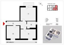 Mieszkanie 2-pokojowe Brodnica, ul. Zakątek. Zdjęcie 4