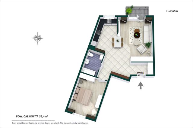 Mieszkanie 2-pokojowe Warszawa Mokotów, ul. Bartycka. Zdjęcie 12