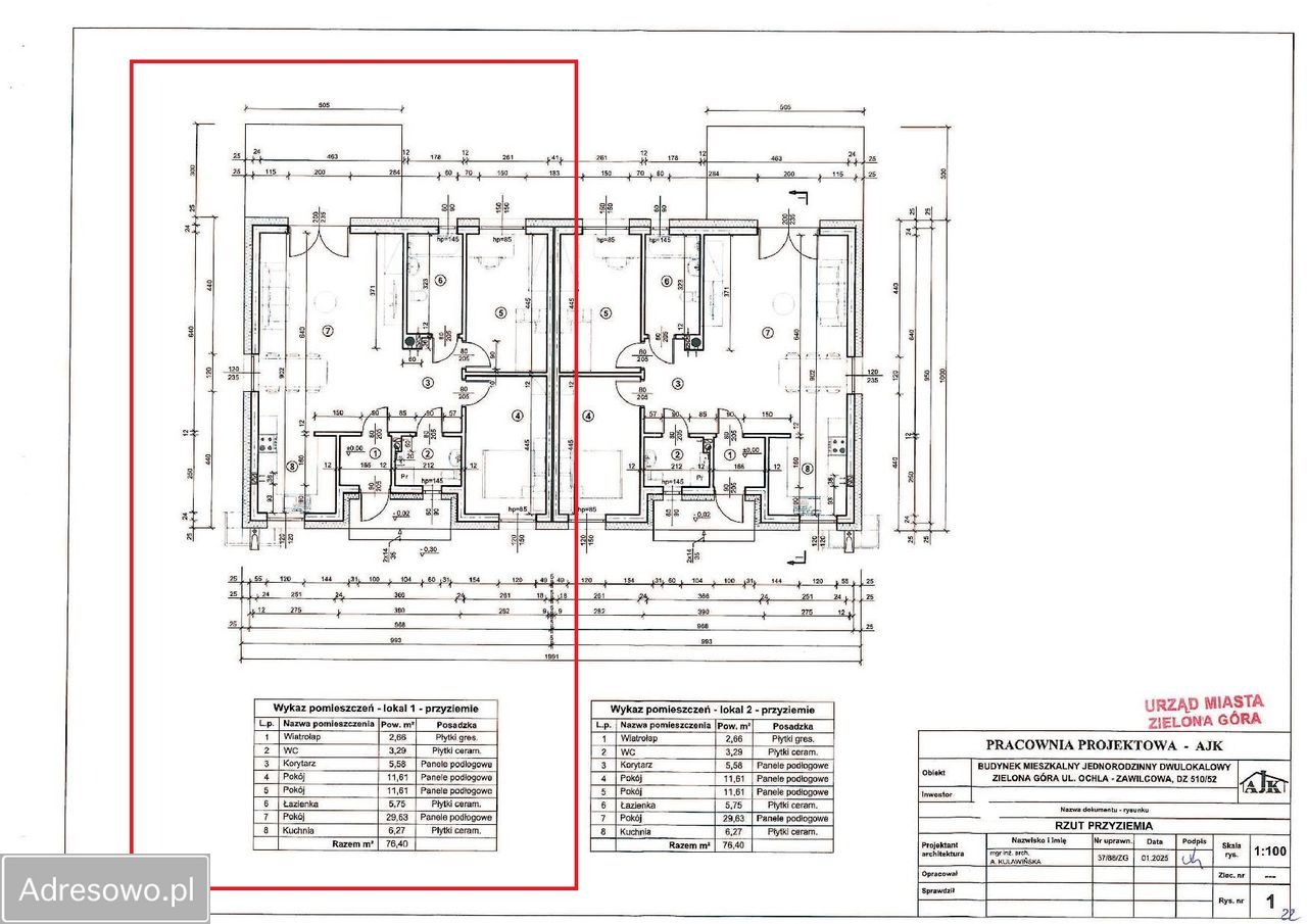 bliźniak, 3 pokoje Zielona Góra Ochla, ul. Ochla-Zawilcowa. Zdjęcie 3