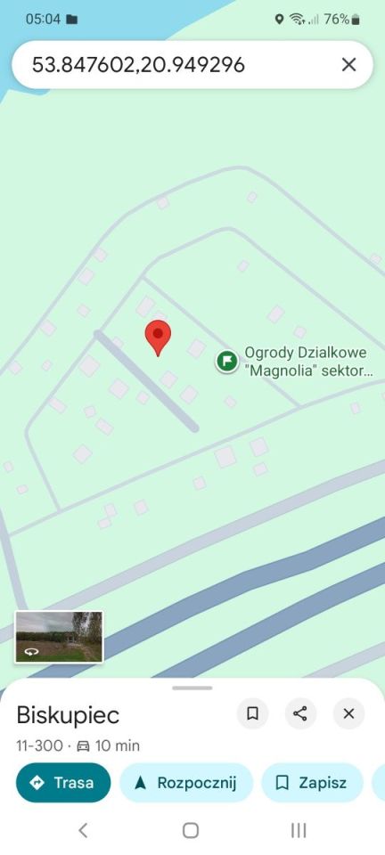 Działka rod Biskupiec. Zdjęcie 4