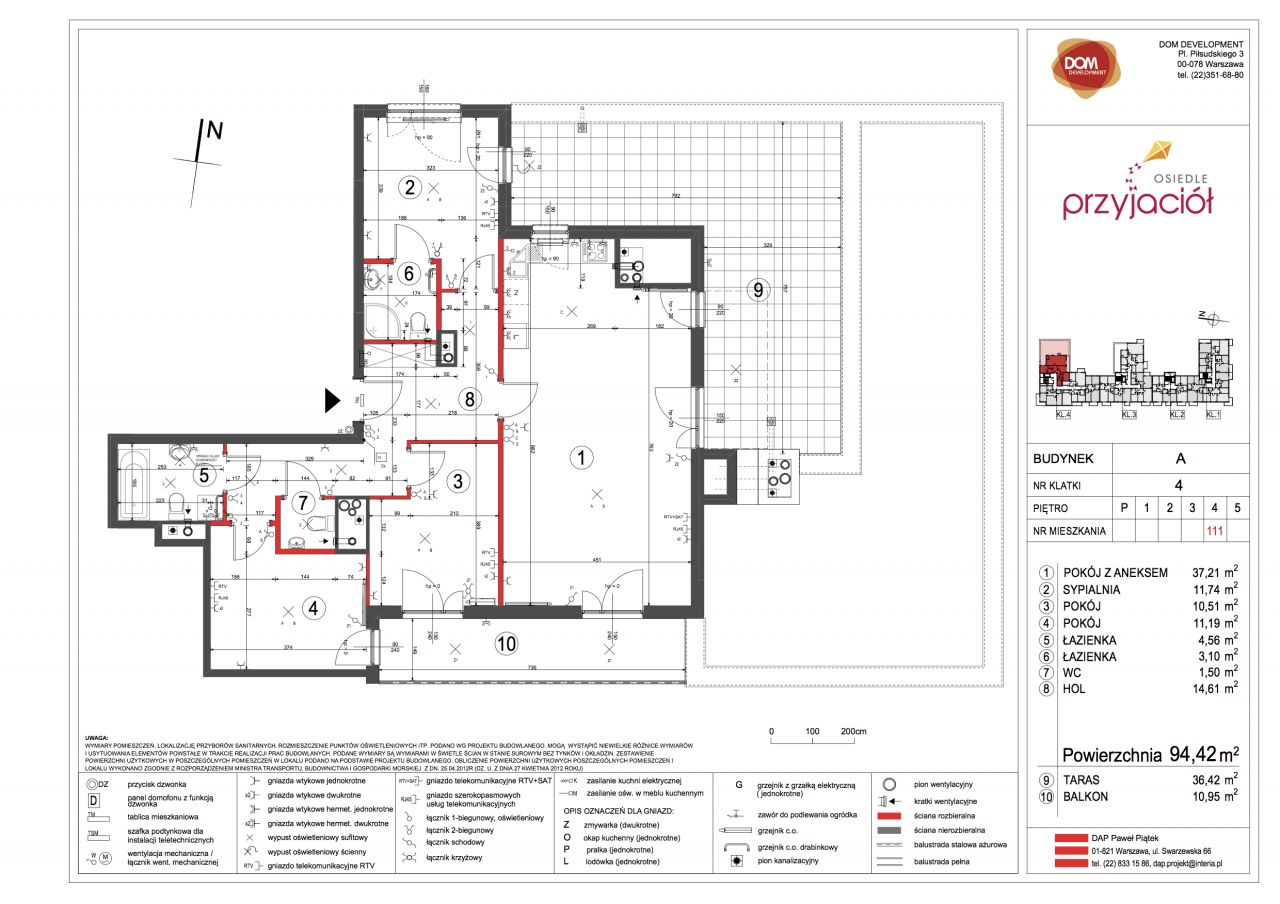 Mieszkanie 4-pokojowe Warszawa Bemowo, ul. Jana Olbrachta. Zdjęcie 6