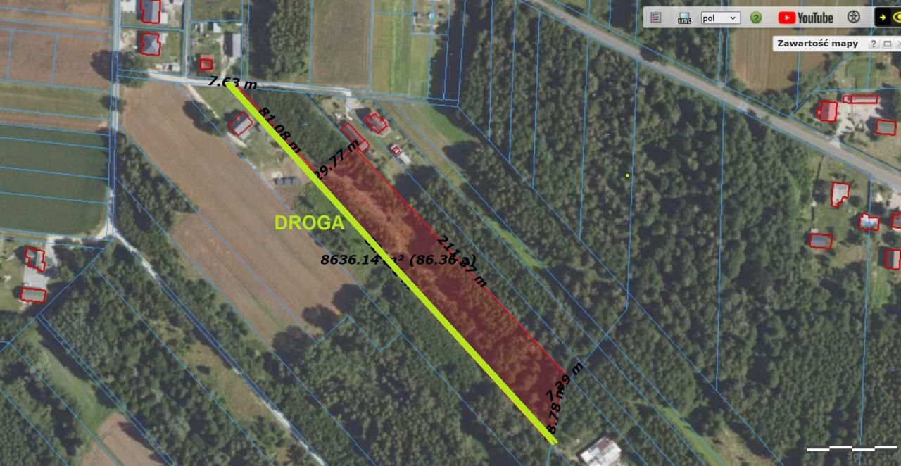 Działka rolno-budowlana Ortel Książęcy Drugi