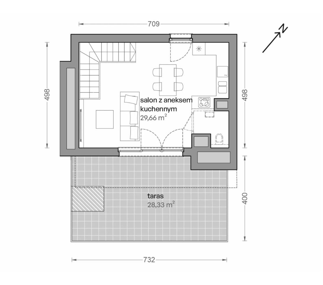 Mieszkanie 3-pokojowe Katowice Brynów, ul. Ceglana. Zdjęcie 7
