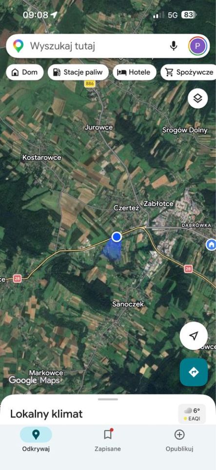 Działka inwestycyjna Zabłotce. Zdjęcie 4