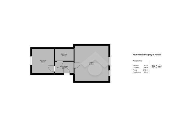 Mieszkanie 1-pokojowe Kraków Kurdwanów, ul. por. Halszki. Zdjęcie 11