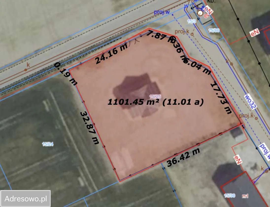 Działka budowlana Sroczyn. Zdjęcie 2