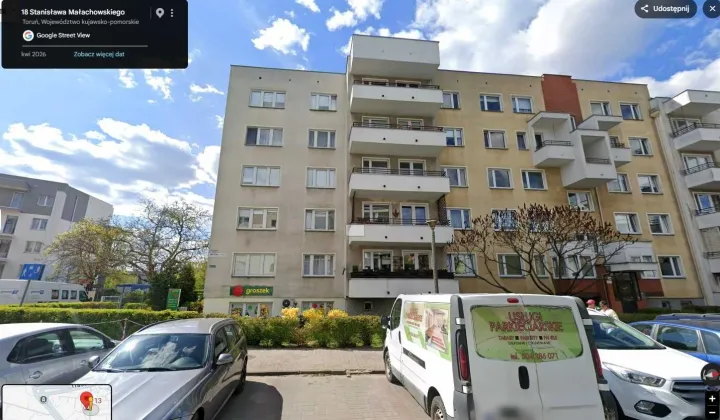 Mieszkanie 2-pokojowe Toruń, ul. Stanisława Małachowskiego