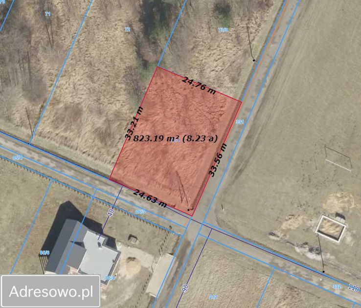 Działka budowlana Kłobuck, ul. Brzozowa. Zdjęcie 3