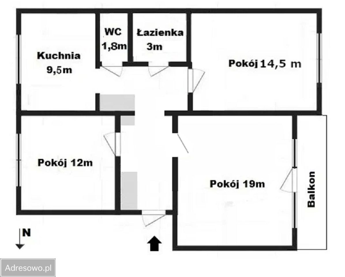 Mieszkanie 3-pokojowe Radom Ustronie, ul. Placowa. Zdjęcie 12