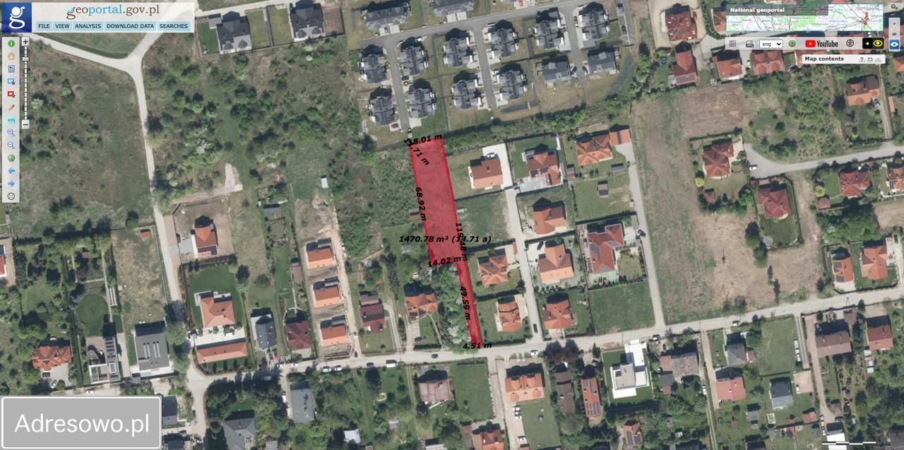 Działka inwestycyjna Kraków Dębniki, ul. Józefa Unruga. Zdjęcie 1