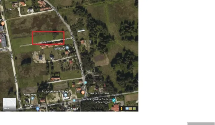 Działka inwestycyjna Warszawa Białołęka, ul. Antonia Vivaldiego