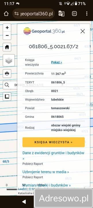 Działka rolna Pukarzów. Zdjęcie 2