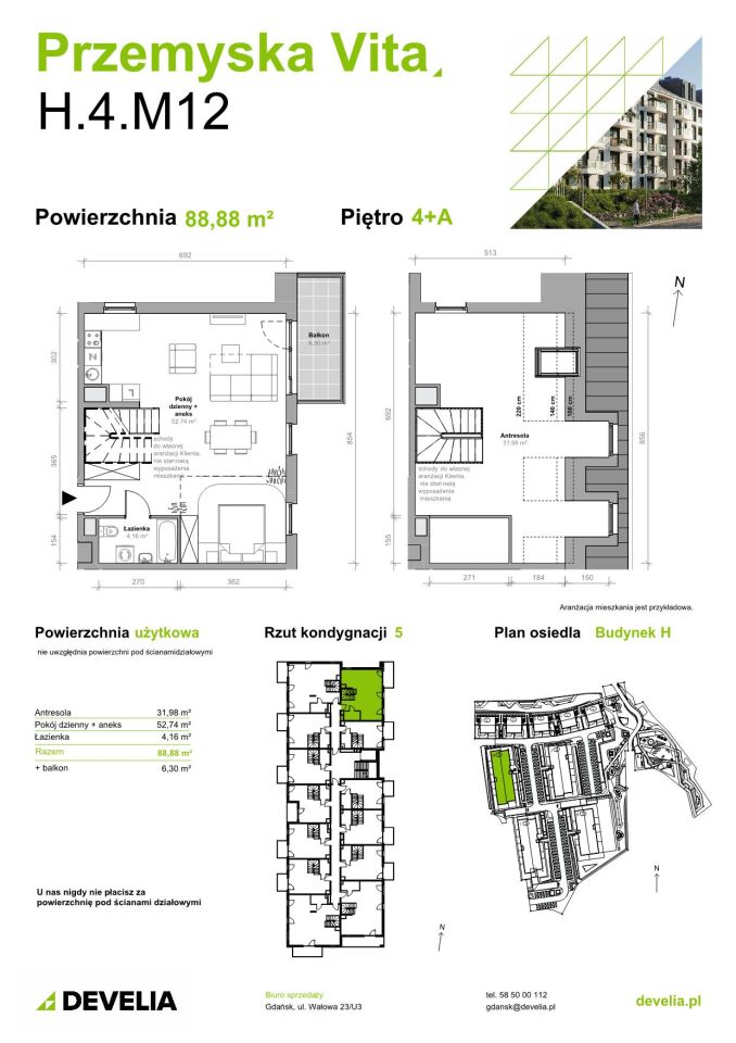 Mieszkanie 4-pokojowe Gdańsk Ujeścisko, ul. Przemyska. Zdjęcie 11