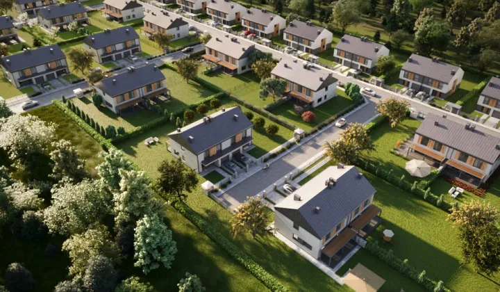 bliźniak, 6 pokoi Kajetany, ul. Mahoniowa