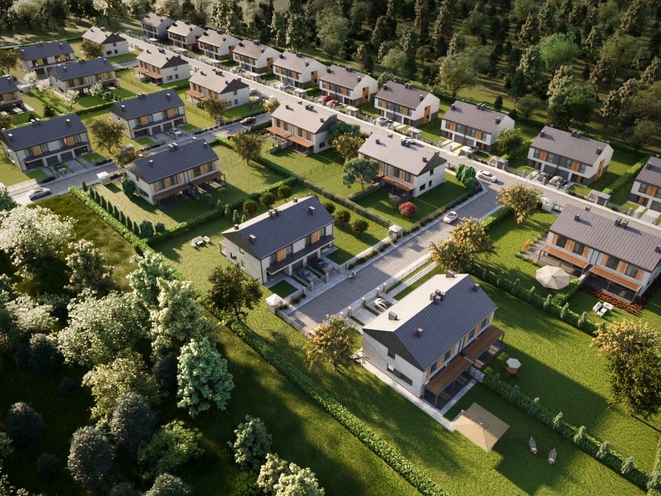 bliźniak, 6 pokoi Kajetany, ul. Mahoniowa. Zdjęcie 1