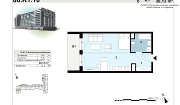 Mieszkanie 2-pokojowe Rzeszów Śródmieście, ul. gen. Mariana Langiewicza