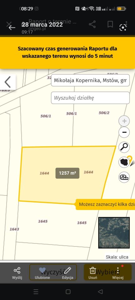 Działka budowlana Częstochowa, ul. Kopernika