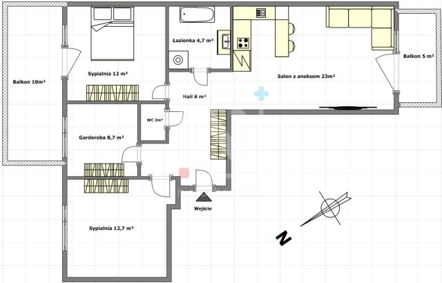 Mieszkanie 3-pokojowe Warszawa Włochy, ul. Łopuszańska. Zdjęcie 20