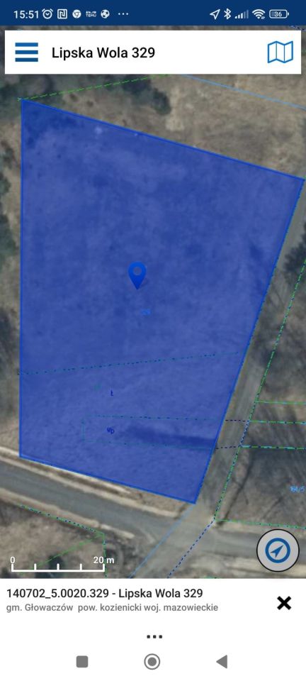 Działka budowlana Lipska Wola. Zdjęcie 2