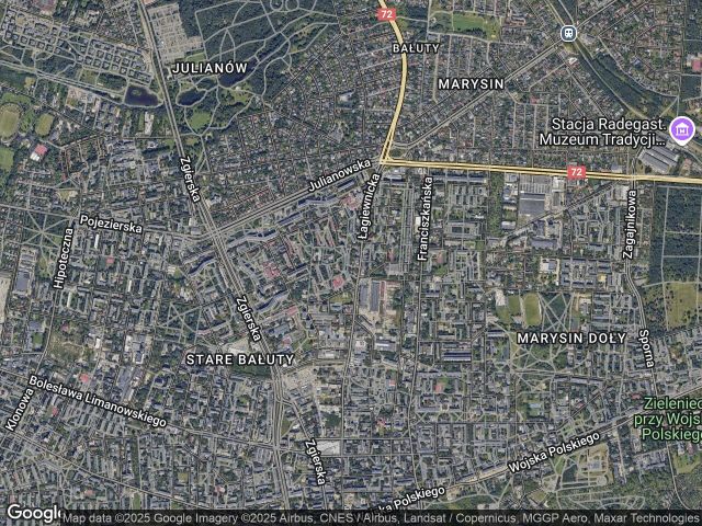 Mieszkanie 3-pokojowe Łódź Bałuty, ul. Łagiewnicka. Zdjęcie 1