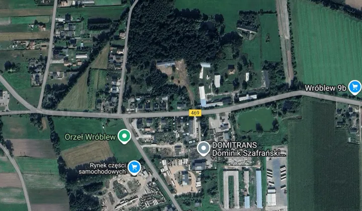 Działka inwestycyjna Wróblew