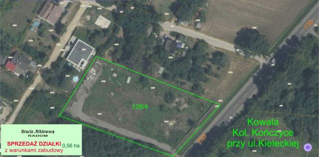Działka budowlana Kończyce-Kolonia. Zdjęcie 3