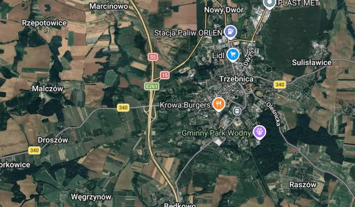 Działka rod Trzebnica, ul. Obornicka