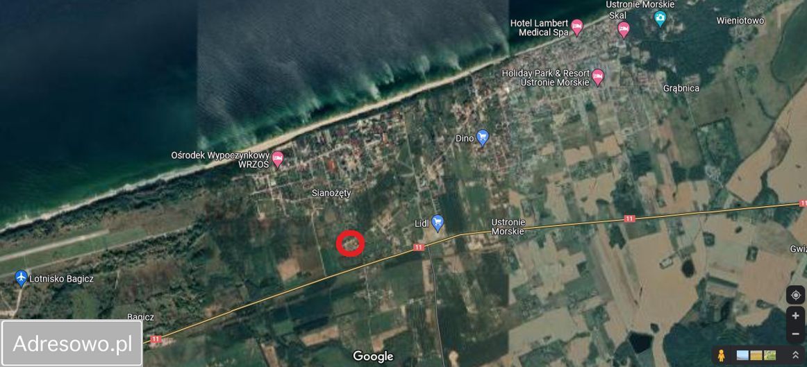 Działka budowlana Sianożęty, ul. Wichrowe Wzgórze. Zdjęcie 3