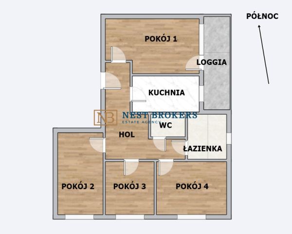 Mieszkanie 4-pokojowe Kraków, ul. Leonida Teligi. Zdjęcie 1