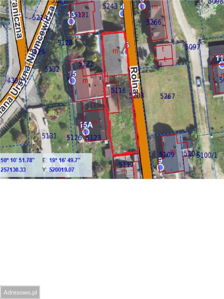 Działka budowlana Jaworzno Bory, ul. Rolna. Zdjęcie 2