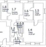 dom szeregowy, 4 pokoje Miłochowice