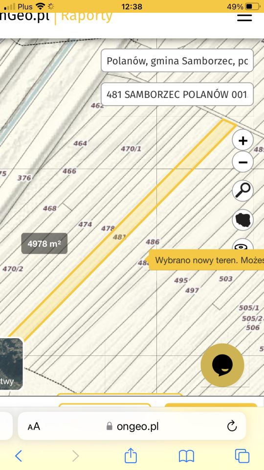 Działka rolna Polanów. Zdjęcie 3