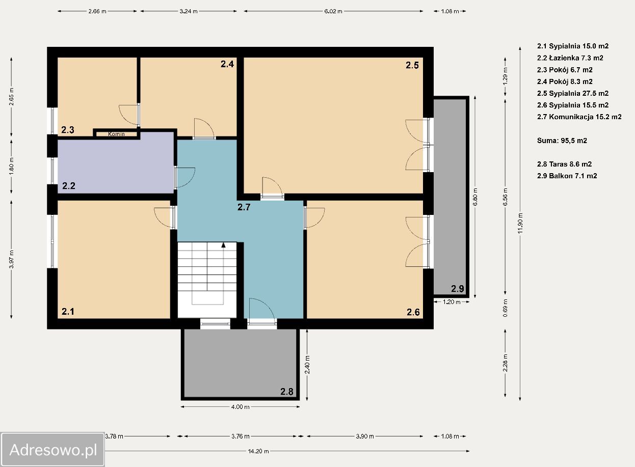 dom wolnostojący, 5 pokoi Rokiciny Podhalańskie. Zdjęcie 19