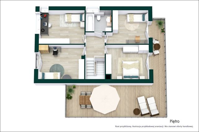 dom wolnostojący, 6 pokoi Wiązowna, ul. Klonowa. Zdjęcie 15