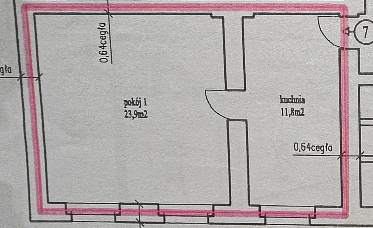 Mieszkanie 1-pokojowe Mysłowice Centrum, ul. Józefa Lompy. Zdjęcie 7