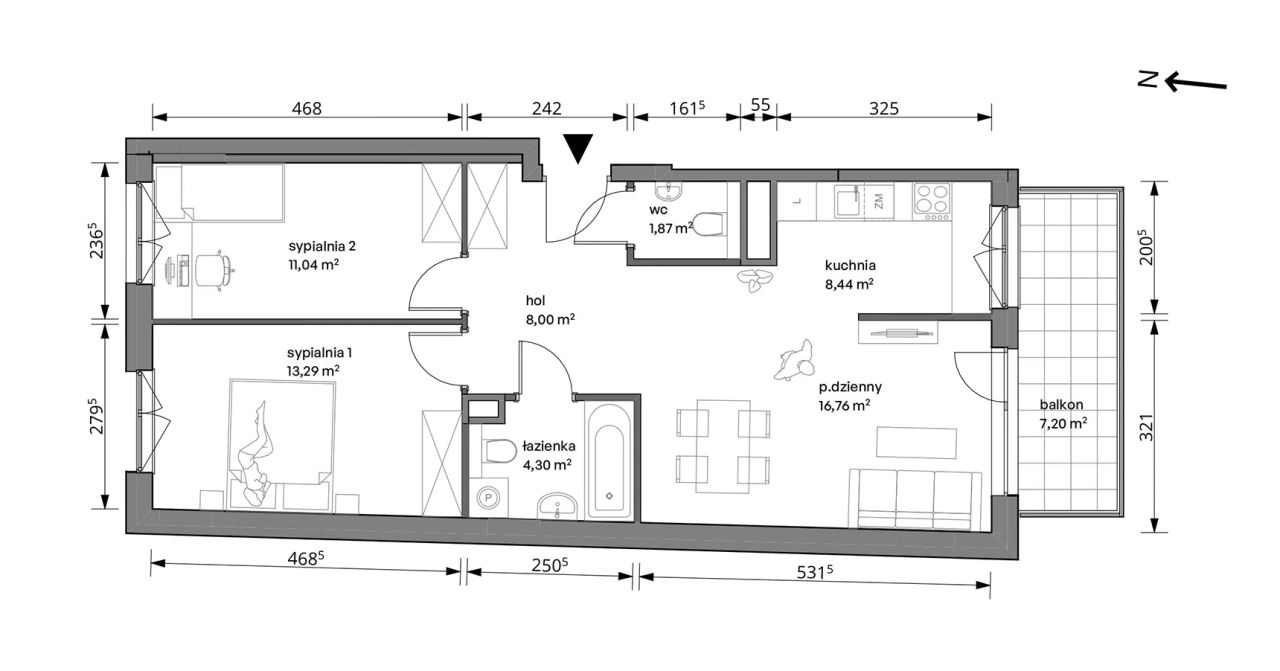 Mieszkanie 3-pokojowe Warszawa Włochy, ul. Trzcinowa. Zdjęcie 7
