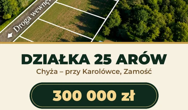 Działka budowlana Chyża, Rolnicza