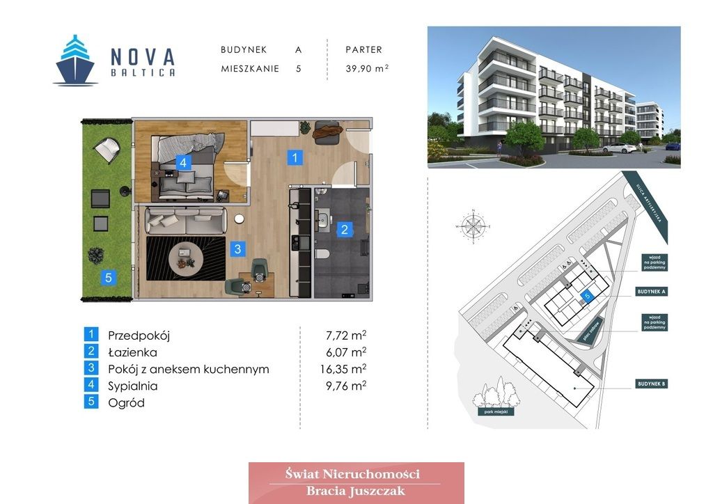 Mieszkanie 2-pokojowe Kołobrzeg, ul. Artyleryjska. Zdjęcie 8