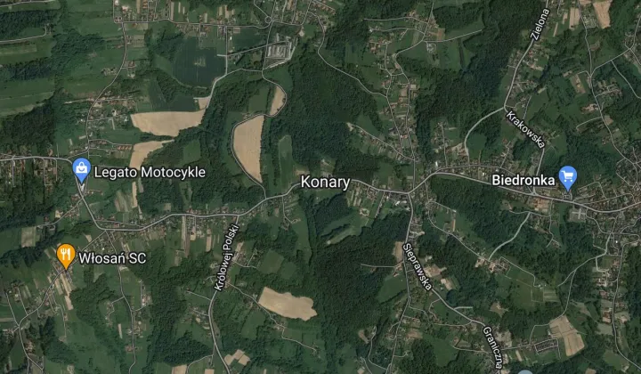 Działka inna Konary Kopań, ul. Kamieniec