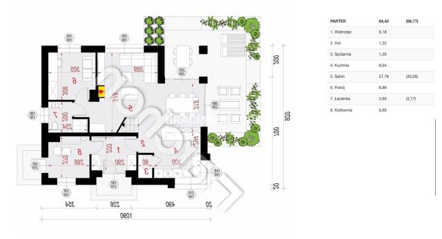dom wolnostojący, 5 pokoi Marcyporęba, ul. Spacerowa. Zdjęcie 39
