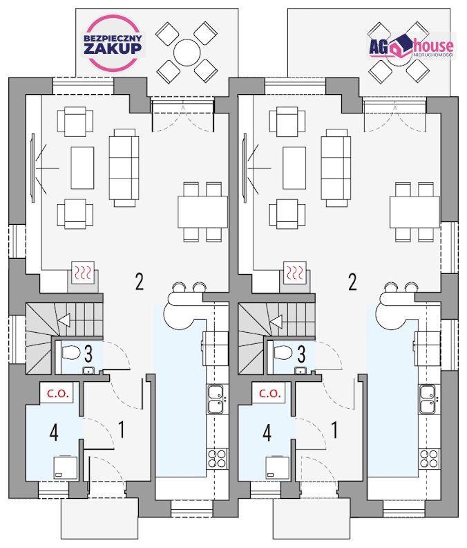 bliźniak, 4 pokoje Domatówko, ul. Widokowa. Zdjęcie 7