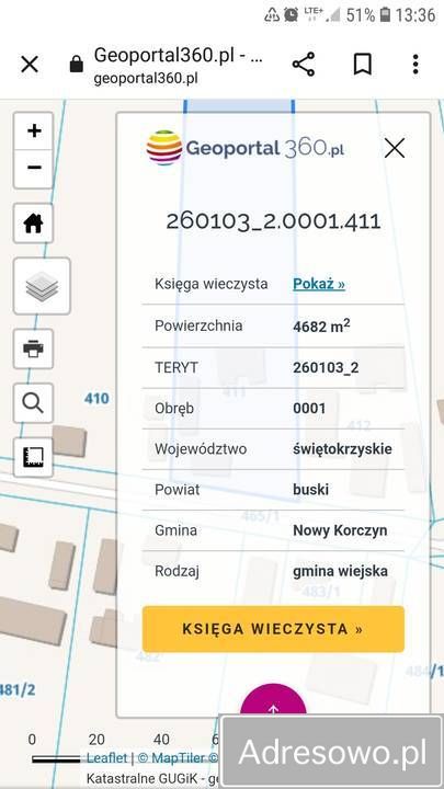 Działka budowlana Badrzychowice. Zdjęcie 7