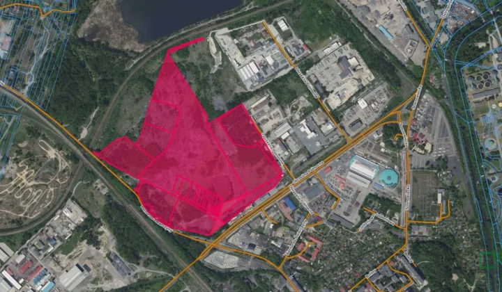 Działka inwestycyjna Mysłowice, ul. Bernarda Świerczyny