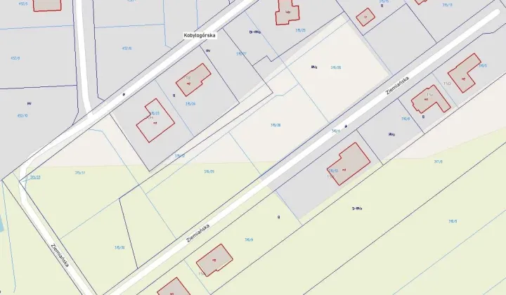 Działka budowlana Gorzów Wielkopolski Siedlice, ul. Kobylogórska